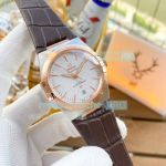 Replica Omega Constellation Gents' 39MM Watch White Dial Rose Gold Bezel